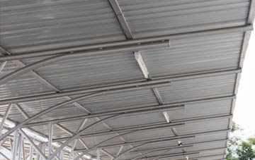 installing Charney Bassett metal roofing